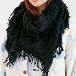 Urban Outfitters Shredded Square Scarf